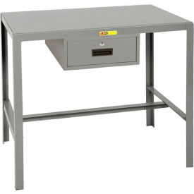 Little Giant® Stationary Machine Table W/ Drawer Steel Square Edge 36