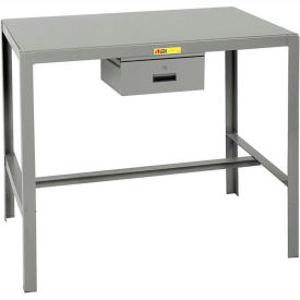 Little Giant® Stationary Machine Table W/ Drawer Steel Square Edge 36