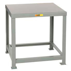 Little Giant® Stationary Machine Table W/ Angled Leg Steel Square Edge 60