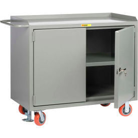 Little Giant Mobile Service Bench w/ 2 Doors & 1 Centre Shelf 48