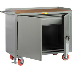 Little Giant Mobile Service Bench w/ Hardboard Top & 2 Doors 48