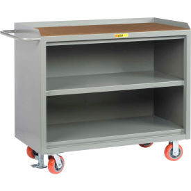 Little Giant Mobile Service Bench w/ Shop Top Square Edge & Center Shelf 48