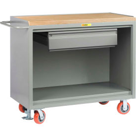 Little Giant Mobile Service Bench w/ Maple Square Edge Top & 1 Drawer 48