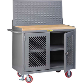 Little Giant Mobile Service Workbench w/ Center Shelf & 2 Doors 48
