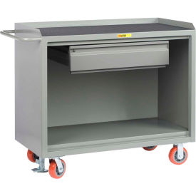 Little Giant Mobile Service Bench w/ Non Slip Vinyl Top & Drawer 48