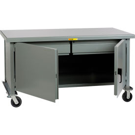 Little Giant® Mobile Cabinet Workbench with 2 Shelves 72