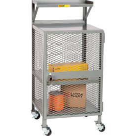 Little Giant® Mobile Enclosed Shop Desk with Locking Door & Drawer 24
