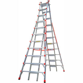 Little Giant Aluminum SkyScraper Telescoping Step Ladder 21' Type 1A - 10121 10121