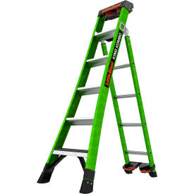 Little Giant King Kombo Ladder w/ Grip-N-Go Single Release Hinge 6' Type IAA 5 Step 375 lb. Cap. 13906-071