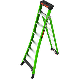 Little Giant King Kombo Combination Ladder w/ Grip-N-Go Hinge 8' Type IAA 7 Step 375 lb. Capacity 13908-072 - Pkg Qty 14