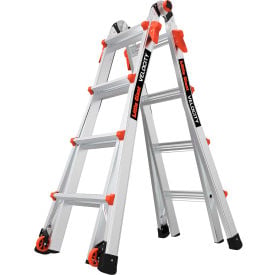 Little Giant Aluminum Velocity Multi-Use Extension Ladder 17' Type 1A - 15417-001 15417-001