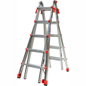 Little Giant Aluminum Velocity Multi-Use Extension Ladder 22' Type 1A - 15422-001 15422-001