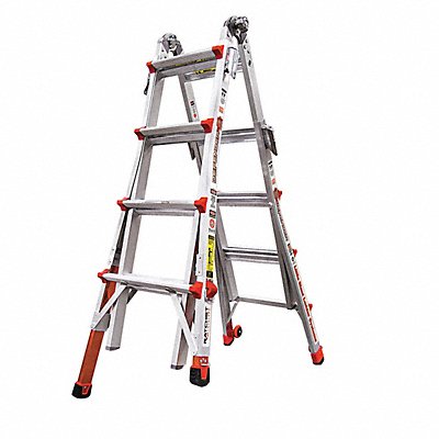 Multipurpose Ladder 300 lb Ld Cap. Alum. MPN:15187-882
