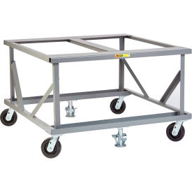 Little Giant® Fixed Height Mobile Pallet Stand PDF-4248-6PH2FL - 48 x 42 Open Deck PDF-4248-6PH2FL