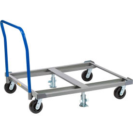 Little Giant® Pallet Dolly with Handle PDH48-6PH-2FLLR - 48 x 48 Open Deck & Floor Locks PDH48-6PH-2FLLR