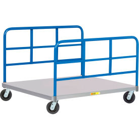 Little Giant® Pallet Dolly with Double End Racks PDS-48-6PH-2H - 48 x 48 Solid Deck PDS-48-6PH-2H