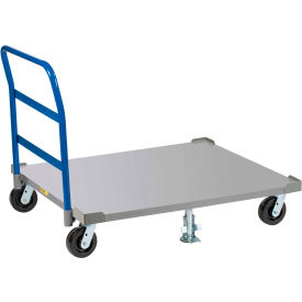 Little Giant® Pallet Dolly with Handle PDSH48-6PH2FLLR - 48 x 48 Solid Deck & Floor Locks PDSH48-6PH2FLLR