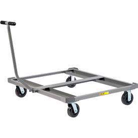 Little Giant® Pallet Dolly PDT-4848-6PH-LR with T-Handle & Load Retainers - Open Deck 48 x 48 PDT-4848-6PH-LR