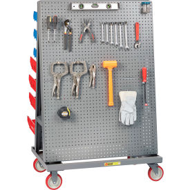 Little Giant® Mobile A-Frame - Lean Tool Cart Pegboard/Louvered Panels 24