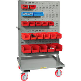 Little Giant® Double Sided Louvered Panel Cart w/ Deck 36