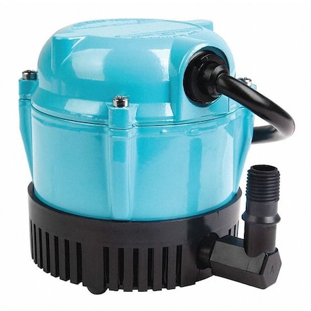 Submersible Pump, 1.1 A 115 Volt, 1/200 HP, 170 GPH, 6 ft cord, blue MPN:500203