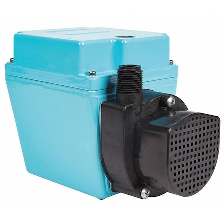 Submersible Pump, 3.2 A, 15V AC, 1/15 hp, 16.8 ft Max Head, 1/2 in, 1/2 in Intake and Discharge MPN:503103