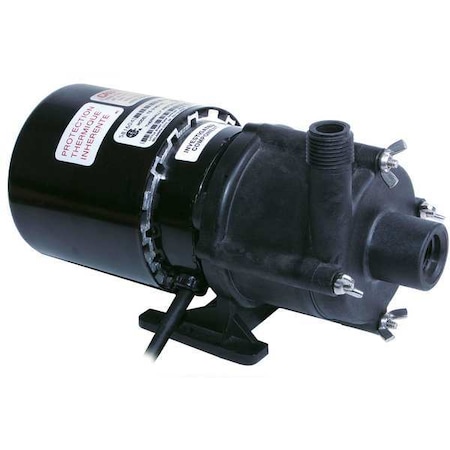 1/20 HP Polypropylene Centrifugal Pump 230V 3/4
