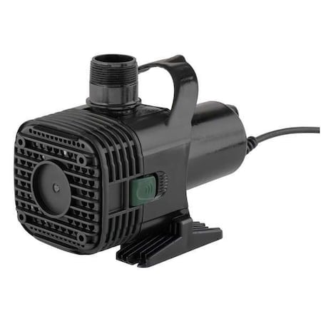 Pond Pump, 3/16hp, 120V AC, Plastic Housing MPN:566725