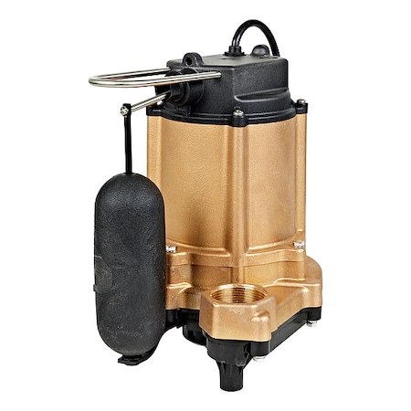 SubmersibleSumpPump, 20ft, 11in, 115VAC MPN:506811