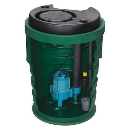 Sewage Ejector System, 2/5 hp, 120V AC MPN:509662