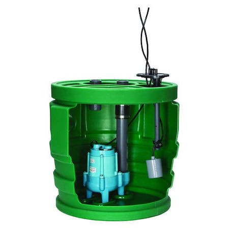 Sewage System, 4/10HP, 4inx2in, 8.5A, 18-3 MPN:509673