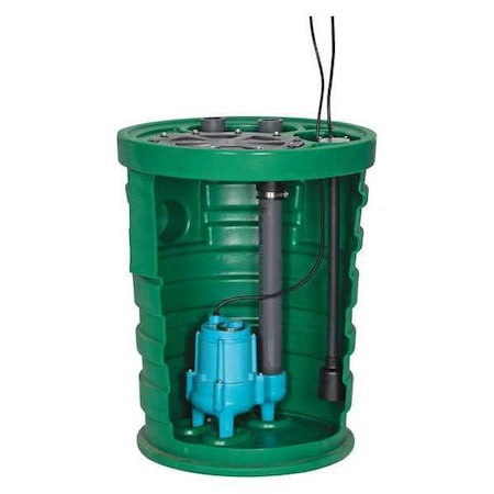 SewageEjectorSystem, 20ft, 0.4hp, 120VAC MPN:509685