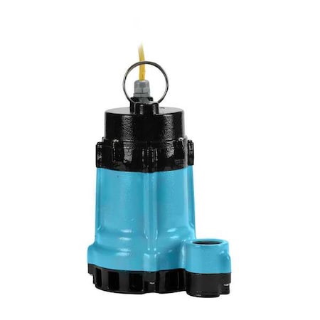 SubmersibleSumpPump, 15ft, 10.5A, 0.5hp MPN:511610