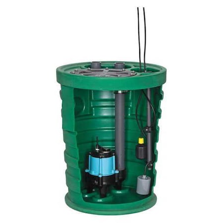 Sewage Ejector System, 1/2 hp, 120V AC MPN:511662