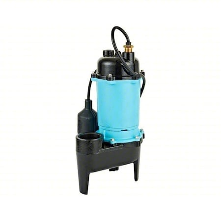 SewageEjectorPump, 10ft, 0.5hp, 115VAC MPN:BSWC50