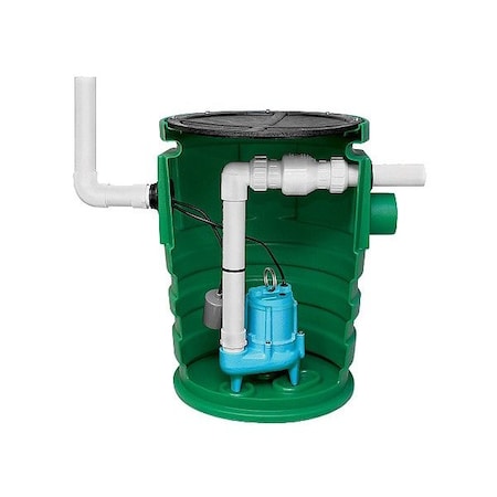 GrinderPumpSystem, 20ft, 1hp, 115VAC MPN:WCR-16GP