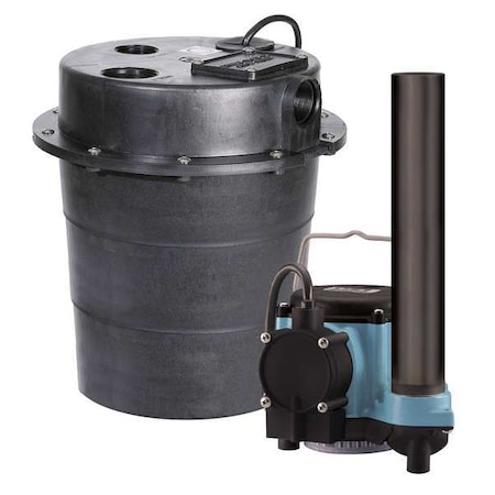 SinkDrainPumpSystem, 10ft, 1/3hp, 110VAC MPN:506055