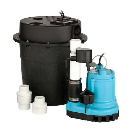 SumpPumpSystem, 10ft, 0.4hp, 115VAC MPN:509268
