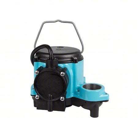 SubmersibleSumpPump, 10ft, 9.5in, 115VAC MPN:6-CIA