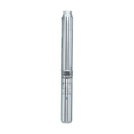 Submersible Pump, 1 hp, 230V AC, 3 Wires, 8.2 A, 10 Stages, 12 gpm MPN:559196