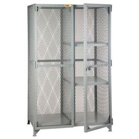 Little Giant® Welded Vented Locker 2 Half Shelves 48