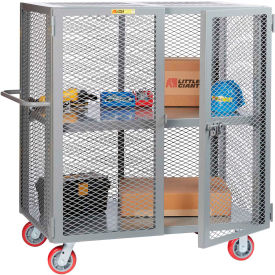 Little Giant® HD Job Site Security Box Truck w/Handle Adj. Center Shelf 30x60 6