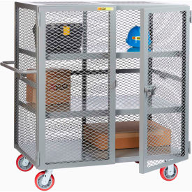 Little Giant® HD Job Site Security Box Truck w/Handle 2 Center Shelves 30x60 6
