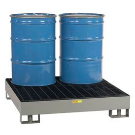 Little Giant® Forkliftable Spill Control Platform SST-5151 - 4-Drum - 66 Gallon SST-5151