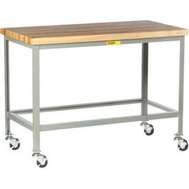Little Giant® Mobile Butcher Block Top Table 36 x 24