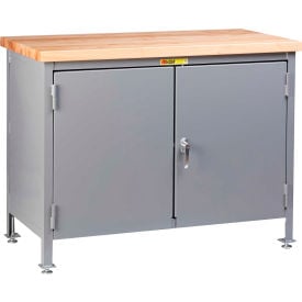 Little Giant Work Center Cabinet w/ Maple Square Edge Top 72