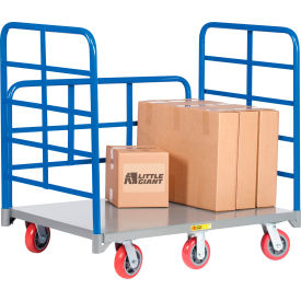 Little Giant® Platform Truck w/ End & Side Racks Handle 3600 lb. Capacity 60