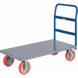 Little Giant® Heavy Duty Platform Truck NBB-2448-8PYBK - 24 x 48 - Poly Wheels - 3600 Lb. Cap. NBB-2448-8PYBK