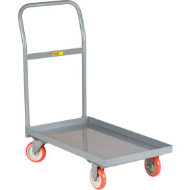 Little Giant® Steel Deck Platform Truck T-710-LU-UPS - 24 x 36 - Lip Edge - Polyurethane T-710-LU-UPS