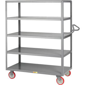 Little Giant® Welded 5-Shelf Service Cart 1200 lb. Capacity 41-1/2